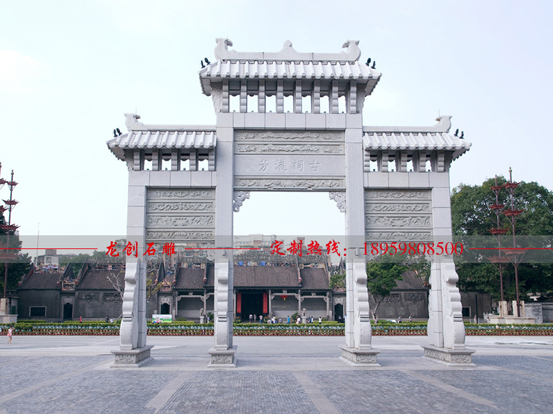 新農村牌坊制作用什么石材？需要注意什么？